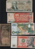 Set 5 bancnote de prin lume adunate (cele din imagini) #201, Europa