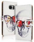 Toc FlipCover Fancy Samsung I9500 Galaxy S4 SKULL