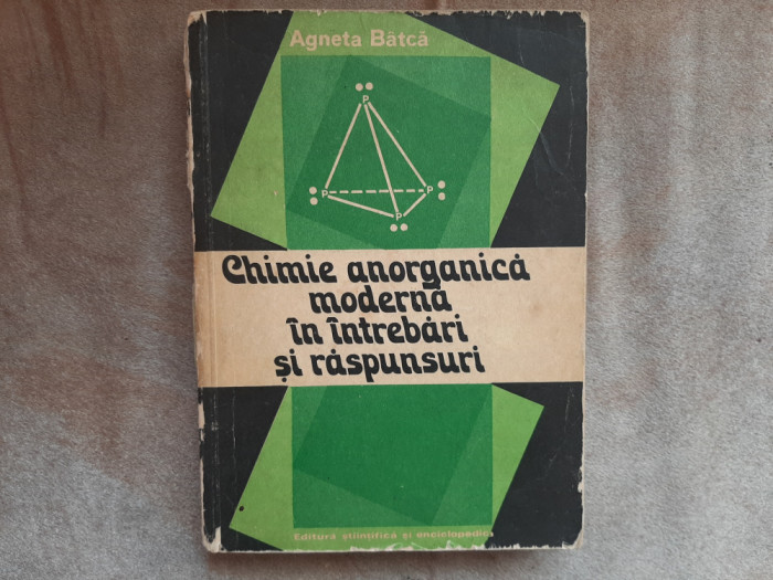 Chimie anorganica moderna in intrebari si raspunsuri