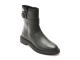 Ghete GEOX negre, D46WYD, din piele naturala