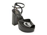 Sandale elegante ALDO MONNAE 001 negre piele ecologica lacuita dama marime 41 talpa 6 cm
