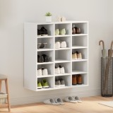 vidaXL Dulap pentru pantofi Alb 52.5 x 30 x 50 cm Lemn compozit