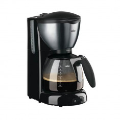 Cafetiera Braun KF 570/1, 1100 W, 1.2 L, 10 cesti, Negru