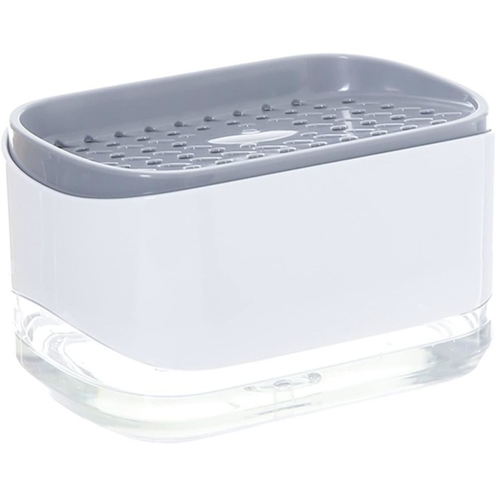 Dispenser de sapun pentru chiuveta, LLWL, alb, 14x8.5x10cm, capacitate 355ml