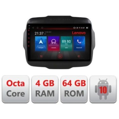 Navigatie Jeep Renegade 2015-2017 E-500 Octa Core cu Android Radio Bluetooth Internet GPS WIFI DSP 4+64GB 4G CarStore Technology foto