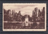 BUCURESTI GRADINA CISMIGIU CIRCULATA 1943 CENZURA CENZURAT BUCURESTI 518