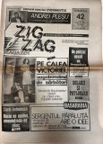 Zig Zag Magazin nr. 42 Almanah Romana 16 pagini 24x30 cm An 1991