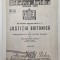 BIBLIOTECA JURIDICA PENTRU TOTI , NR. 12 , JUSTITIA BRITANICA IN TRADUCEREA SI UN CUVANT INAINTE DE RADU ALEXANDRU FLORESCU , 1945