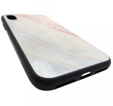 Husa tip capac spate silicon TPU + sticla multicolora pentru Apple iPhone X/XS