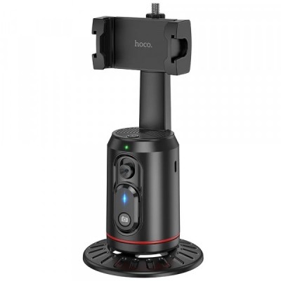 Selfie Stick Bluetooth HOCO K23 Face Tracking 360, Universal, Negru foto