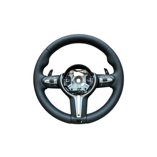 Volan sport piele compatibil cu modelele BMW Seria 1 F20,F21 Seria 2&nbsp;F22,F23,F45,F87 Seria 3 F30,F31,F34 Seria 4 F32,F33,F36,F82,F83 X5 - F15 X3 -&nbsp;F25