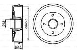 BOSCH 0 986 477 120 Tambur frana