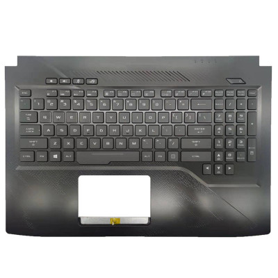Carcasa superioara cu tastatura palmrest Laptop, Asus, ROG Strix, Hero, Scar GL503VD, 90NB0GQ4-R31US0, cu iluminare RGB, layout US foto