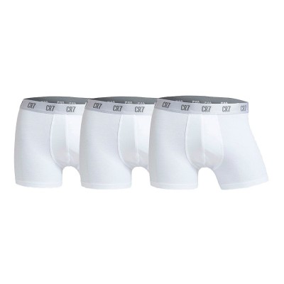 Cristiano Ronaldo boxeri de bărbați 3pack CR7 Basic white - XL foto