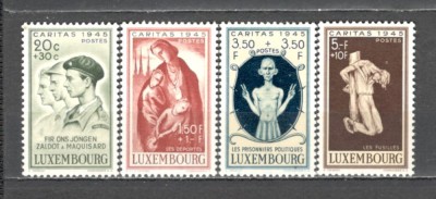 Luxemburg.1945 CARITAS-Persoane afectate de razboi ML.20 foto