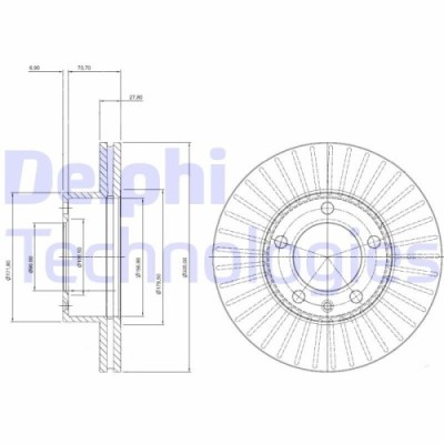 Delphi Disc frana foto