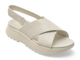 Cumpara ieftin Sandale CLARKS albe, DASH LITE WISH, din piele naturala