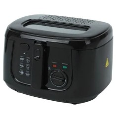 Friteuza electrica, capacitate ulei 2.5 l, oprire automata, baza anti-alunecare, protectie supraincalzire, putere 1800W, negru