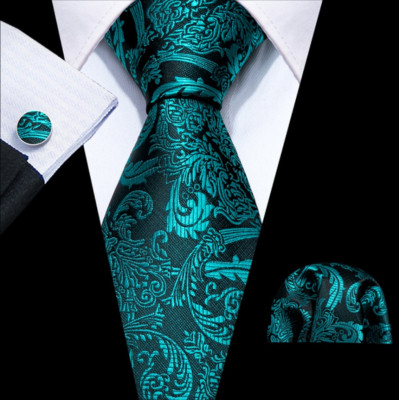 Set cravata + batista + butoni - matase - model 609 foto