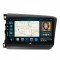 Navigatie Honda Civic (2012-2015) 2GB RAM Android 13 GPS Wi-FI Carplay Android Auto USB Bluetooth Radio Waze Touchscreen 9 inch