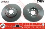 Disc frana ROVER 75 (RJ) (1999 - 2005) TRW DF4202