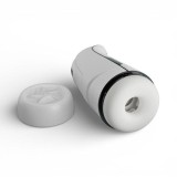 Masturbator automat PRETTY LOVE Marissa, 12 funcții de vibrație, funcție de &icirc;ncălzire și sex talk, căști incluse, rezistent la apă, culoare alb