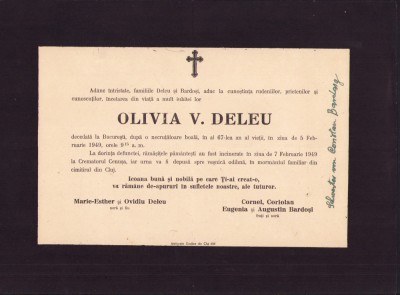 HST A2062 Ferpar Olivia Deleu născută Bardoși 1949 soția lui Victor Deleu foto