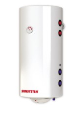 Boiler termoelectric Sunsystem MB NL2 120 PRL cu doua serpentine, 120 litri, putere serpentina 9 kw, putere electrica 3 KW, serpentine pe partea dreap foto