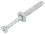 Plastic Anchor with Screw 5x30mm Zinc-Plated Steel 100pcs