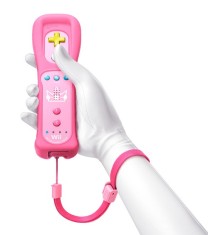 Controller Nintendo Remote Plus Princess Peach Pink Wii SH foto