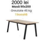 Masa 90x200