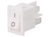 Comutator Basculant DPST ON-OFF 10A/250VAC Alb