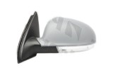 Oglinda exterioara Vw Jetta/Golf Kombi (1k5/1km), 09.2005-09.2010, partea Dreapta, culoare sticla crom, sticla convexa, cu carcasa grunduita, ajustar