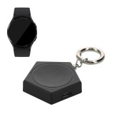 Docking stand pentru Samsung Galaxy Watch 5/Galaxy Watch 4/Galaxy Watch 3, Kwmobile, Negru, Plastic, 59425.01