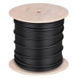 Cablu utp cat 5e cupru gel negru 305m