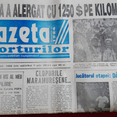 Ziar Gazeta Sporturilor 11 04 1995