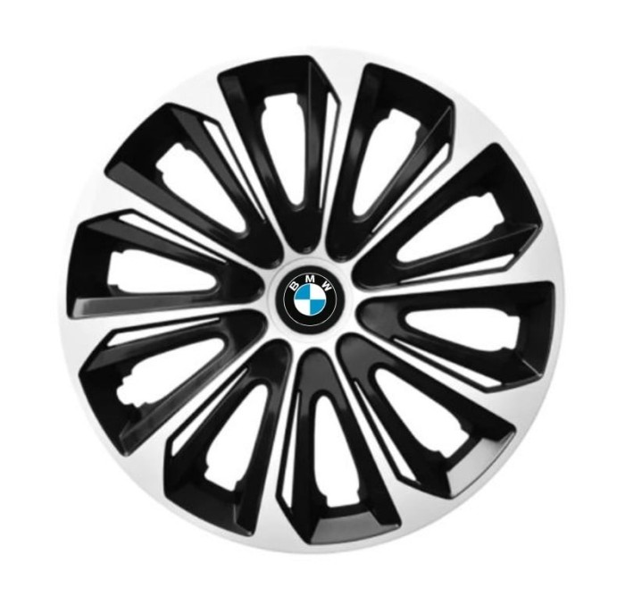 Set 4 capace roti Extra strong silver R15 pentru gama auto BMW