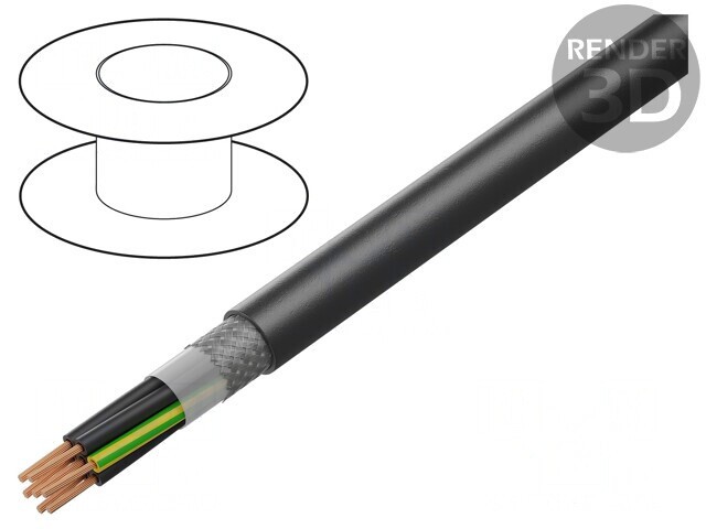 Cablu Ecranat BiT 1000 CH 7G1,5mm2 Cupru Cositorit