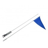 Steag semnalizare biciclete copii, culoare albastru Cod:AWR0098BL
