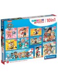 Clementoni Puzzle 10-I-1 Paw Patrol, 18, 30, 48 And 60 Pcs (I-20270)