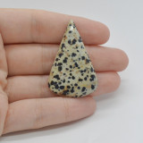 Cabochon jasp dalmatian 42x27x5mm c101