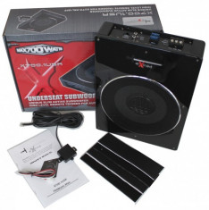 Subwoofer activ auto 20cm 8&amp;amp;quot; Slim 150W RMS Boombox Excalibur foto