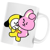 Cana alba personalizata &quot;BT21 Chimmy Cooky BTS Kpop Baby&quot;, INOVATIX&reg;. 330ml