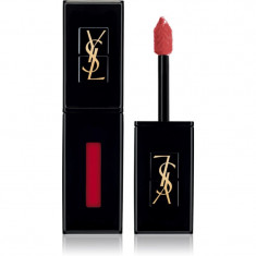 Yves Saint Laurent Vernis À Lèvres Vinyl Cream Luciu de buze cu textura cremoasa culoare 411 Rhytm Red 5.5 ml