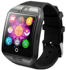 Smartwatch cu telefon iUni Q18, Camera, BT, 1.5 inch, Negru foto