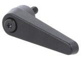 Manetă Franceză Neagră 12mm 45mm