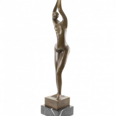 Nud modern - statueta din bronz pe soclu din marmura BE-37