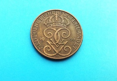 5 Ore 1930-Suedia-XF++ foto