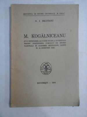M. KOGALNICEANU - G. I BRATIANU - Bucuresti, 1944 foto