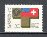 Liechtenstein.1969 100 ani telegrafia SL.43, Nestampilat